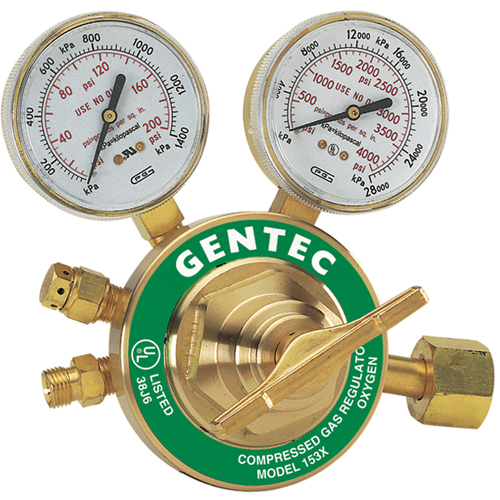 D&eacute;tendeurs &agrave; simple d&eacute;tente - S&eacute;rie 153, Oxyg&egrave;ne, Entr&eacute;e CGA540 Sidevic Inc.