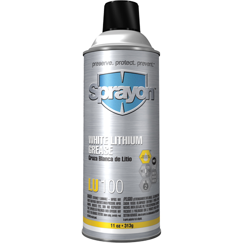 LU100 Lithium Grease, Aerosol Can Sidevic Inc.