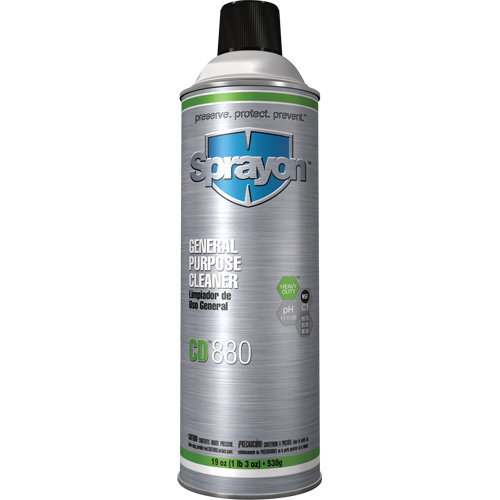 CD880 General Purpose Cleaner, Aerosol Can Sidevic Inc.