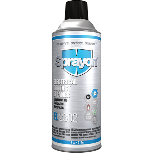 Nettoyant pour contacts &eacute;lectriques EL2302, Canette a&eacute;rosol Sidevic Inc.