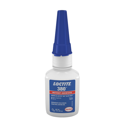Black Max 380 Toughened Adhesive, Black, Bottle, 1 oz. Sidevic Inc.