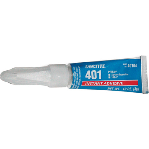 401 General Purpose Instant Adhesive, Clear, Tube, 3 g Sidevic Inc.
