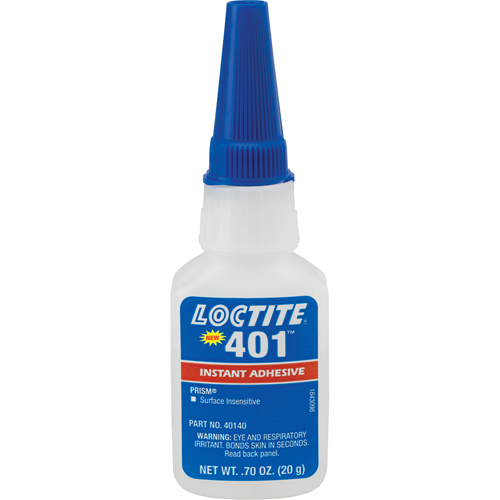 Prism 401 Instant Adhesive, Clear, Bottle, 20 g Sidevic Inc.