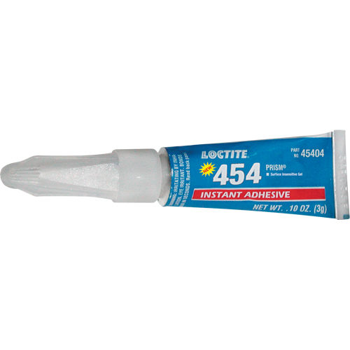 454 Prism&reg; Instant Adhesive Gel, Clear, Tube, 3 g Sidevic Inc.