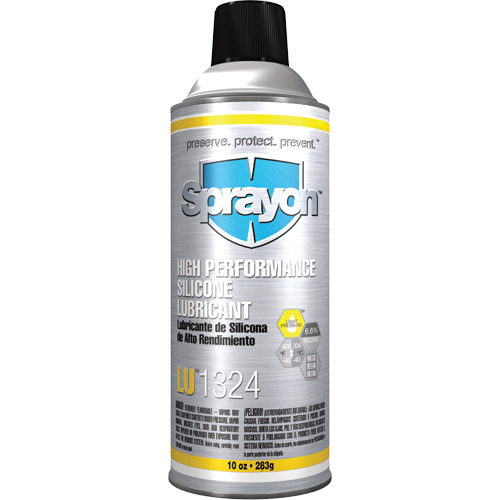 LU1324 High Performance Silicone Lubricant, Aerosol Can Sidevic Inc.