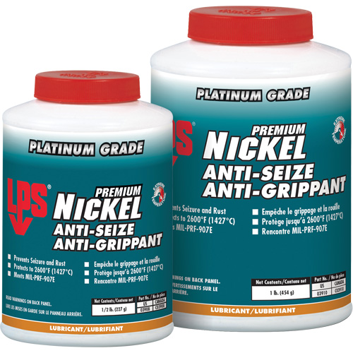 Antigrippant au nickel, Bouteille, 1800°F (982°C) temp. max. Sidevic Inc.