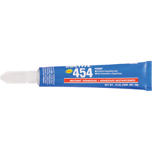 Prism 454 Instant Adhesive Gel, Clear, Tube, 20 g Sidevic Inc.