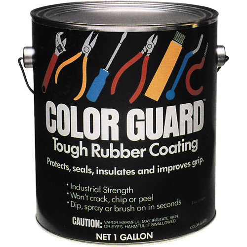 Rev&ecirc;tement de caoutchouc robuste Color Guard, Rouge, Gallon Sidevic Inc.