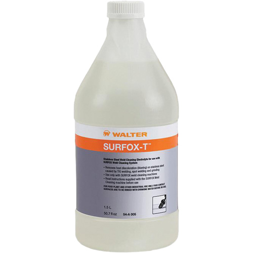Nettoyant de soudures SURFOX-T, 1,5 L, Bouteille Sidevic Inc.