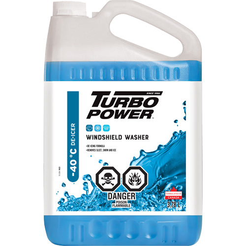 Turbo Power&reg; All-Season Windshield Washer Fluid, Jug, 3.78 L Sidevic Inc.