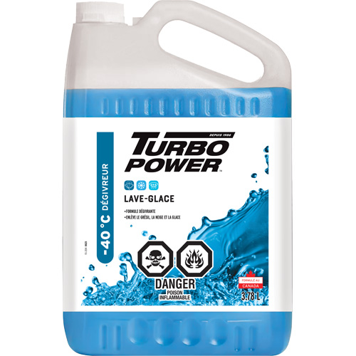 Turbo Power&reg; All-Season Windshield Washer Fluid, Jug, 3.78 L Sidevic Inc.