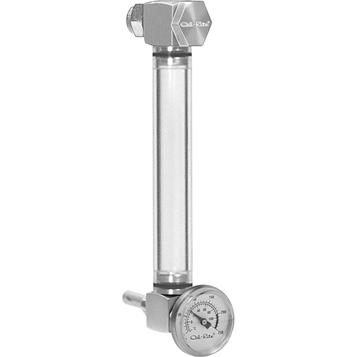 Round Nylon Liquid Level Gauge, Threaded, 12" L, 205°F (96.11° C) Sidevic Inc.