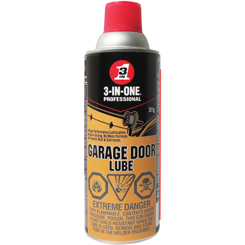 Lubrifiant 3-IN-1 pour porte de garage, Canette a&eacute;rosol Sidevic Inc.