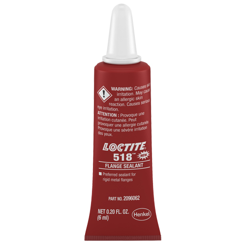 518 Flange Sealant, Tube, Red Sidevic Inc.