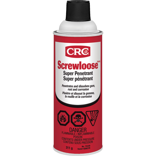 Super p&eacute;n&eacute;trant Screwloose, Canette a&eacute;rosol, 312 g Sidevic Inc.
