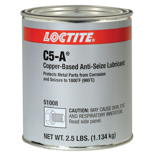 Loctite&reg; 8008 C5-A Copper Anti-Seize Lubricant, 2.5 lbs., Can, 1800°F (982°C) Max Temp. Sidevic Inc.