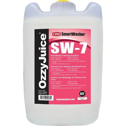 SmartWasher&reg; OzzyJuice&reg; Cleaning Solution, Jug Sidevic Inc.