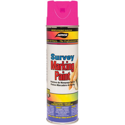 Solvent-Based Marking Paint, 17 oz., Aerosol Can Sidevic Inc.