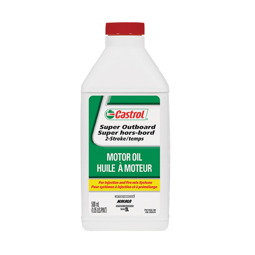Huile pour moteur hors-bord 2 temps, 500 ml, Bouteille Sidevic Inc.