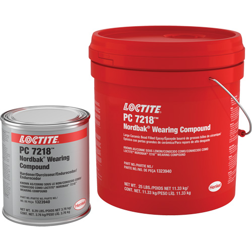 Wearing Compound 7218, 25 lbs., Pail, Two-Part, Grey Sidevic Inc.
