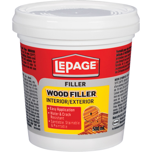 Interior and Exterior Wood Filler, 500 ml Sidevic Inc.