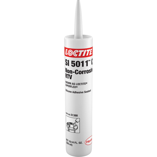 Superflex&reg; SI 5011CL Non-Corrosive RTV Silicone, Cartridge, Clear Sidevic Inc.