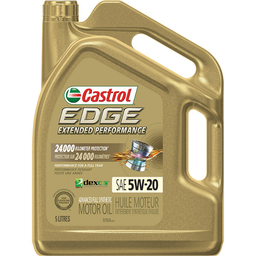 Huile pour moteur performance prolong&eacute;e 5W-20 Edge, 5 L, Cruche Sidevic Inc.