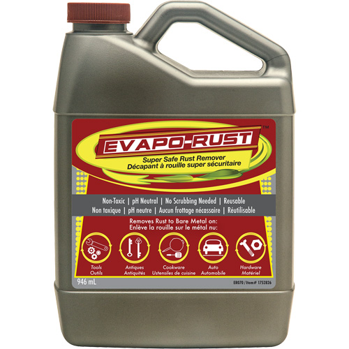 Agent antirouille super s&eacute;curitaire Evapo-Rust, Cruche Sidevic Inc.