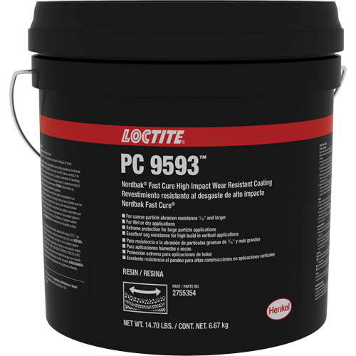 Rev&ecirc;tement de protection contre lusure 9593 Nordbak, Bleu, 10 kg, Seau Sidevic Inc.