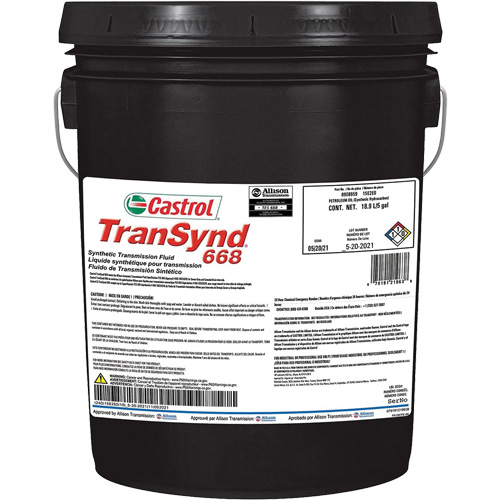 Liquide de transmission automatique enti&egrave;rement synth&eacute;tique TranSynd 668 Sidevic Inc.