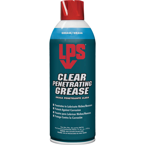 Graisse p&eacute;n&eacute;trante transparente, 11 oz, Canette a&eacute;rosol Sidevic Inc.
