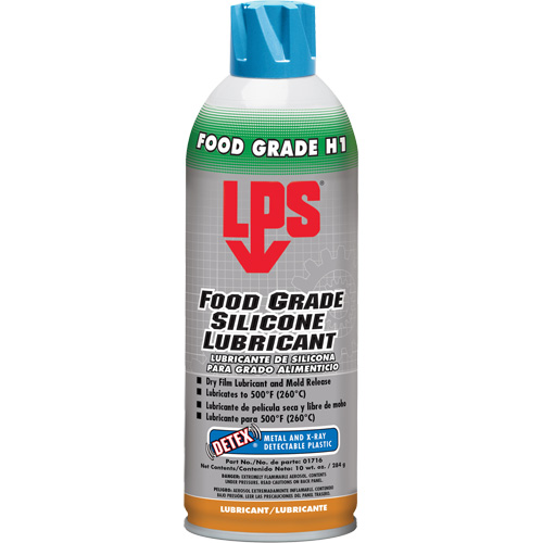 Detex&reg; Food Grade Silicone Lubricant, Aerosol Can Sidevic Inc.
