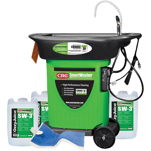 Trousse de bassin de nettoyage de pi&egrave;ces mobile SmartWasher SW-323 Sidevic Inc.