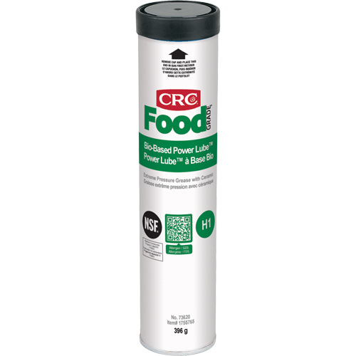 FoodGrade Bio Based Power Lube Extreme Pressure Grease with Ceramic, Cartridge Sidevic Inc.