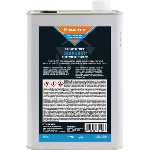 SLAP SHOT Contact Cleaner, Jug Sidevic Inc.