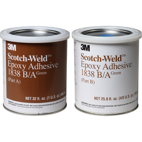 Adh&eacute;sif Scotch-Weld, 32 oz liq., Seau, Deux composants, Vert Sidevic Inc.