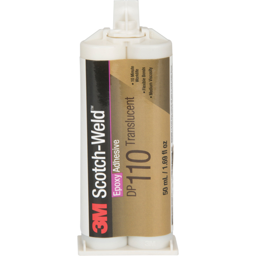 Scotch-Weld Adhesive, 1.64 fl. oz., Dual Cartridge, Two-Part, Clear Sidevic Inc.