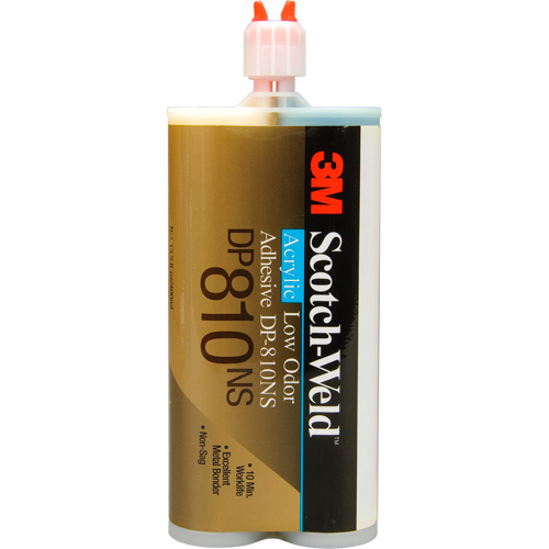 Scotch-Weld Low-Odor Acrylic Adhesive, Two-Part, Cartridge, 200 ml, Off-White Sidevic Inc.