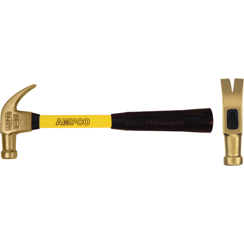 Curved-Claw Nail Hammer, 1.25 lbs. Head Weight, 14" L Sidevic Inc.
