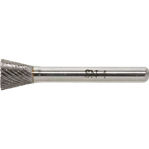 Fraise au carbure dur, SN-1, 1/4" dia., 1/4" Tige, 5/16" Prof. de la coupe Sidevic Inc.