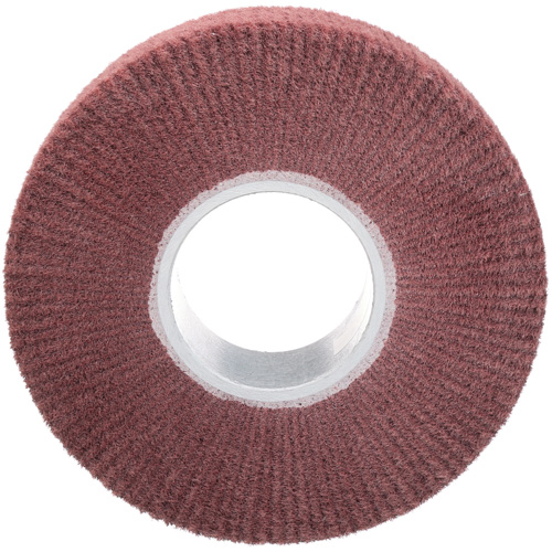 Brosse &agrave; lamelle de finition Scotch-Brite, Oxyde d'aluminium, Grain Fin, 8" x 2" x 3" Sidevic Inc.