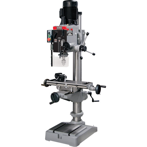 Gearhead Milling Drilling Machine, 6 Speeds, 1-1/4" Drilling Capacity Sidevic Inc.