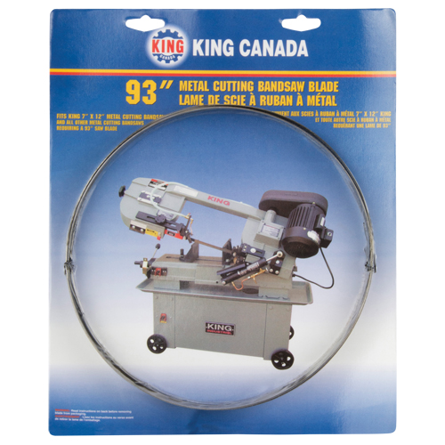 Scie &agrave; ruban pour m&eacute;tal, Acier au carbone, 93" lo x 3/4" la x &eacute;paisseur 0,032", 18 dents par pouce Sidevic Inc.