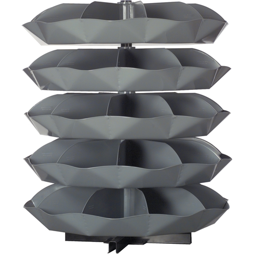 Modules de stockage Rotabin, 625 lb Capacit&eacute; par niveau, 3 Niveau(x), 34" ha x 44" dia Sidevic Inc.