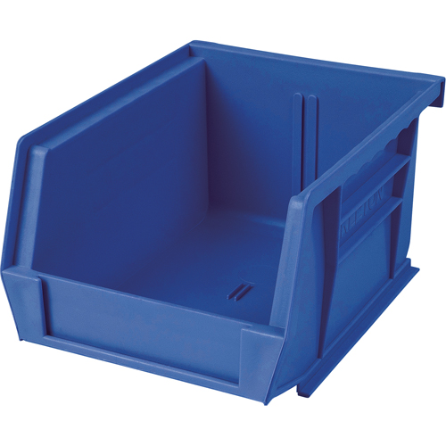 Plastic Bin, 8-1/4" W x 9" H x 18" D, Blue Sidevic Inc.