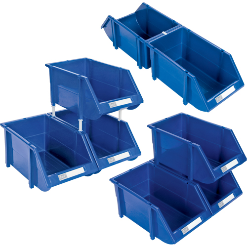 Stack & Hang Bin, 7-7/8" W x 7" H x 17-11/16" D, Red Sidevic Inc.