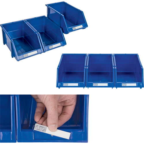 Stack & Hang Bin, 7-7/8" W x 7" H x 17-11/16" D, Red Sidevic Inc.