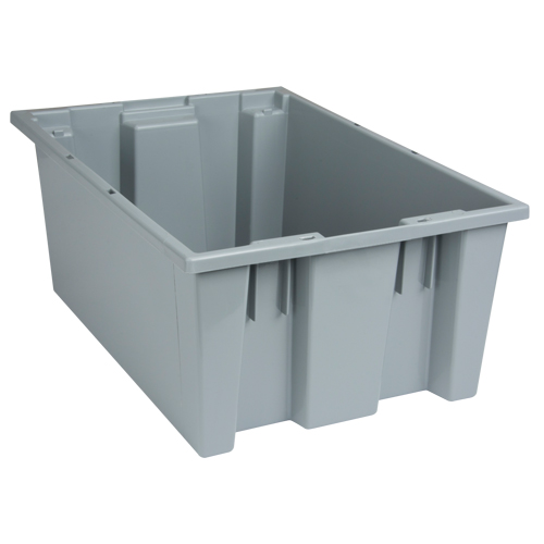 Contenants Stack & Nest, 8" x 19,5" x 13,5", Gris Sidevic Inc.