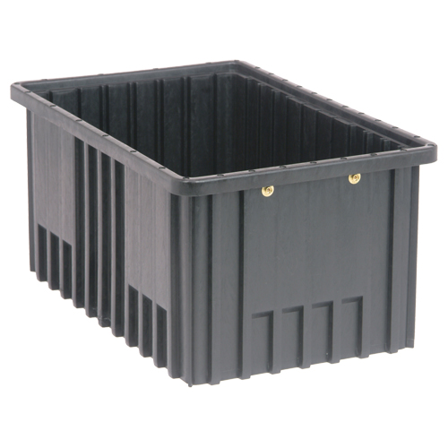 Bacs divisibles conducteurs, Polypropyl&egrave;ne, 10-7/8" la x 16-1/2" p x 8" h, Noir Sidevic Inc.