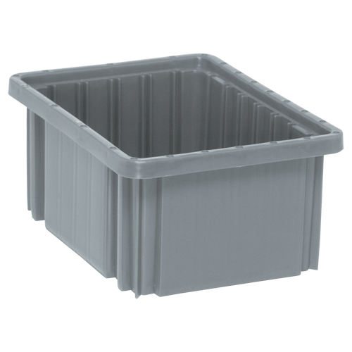 Contenants Divider Box, Plastique, 10,9" la x 8,3" p x 5" h, Gris Sidevic Inc.